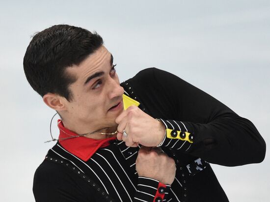 2014 Winter Olympics. Figure skating. Men's singles. Short program