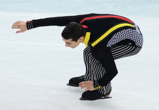 2014 Winter Olympics. Figure skating. Men's singles. Short program