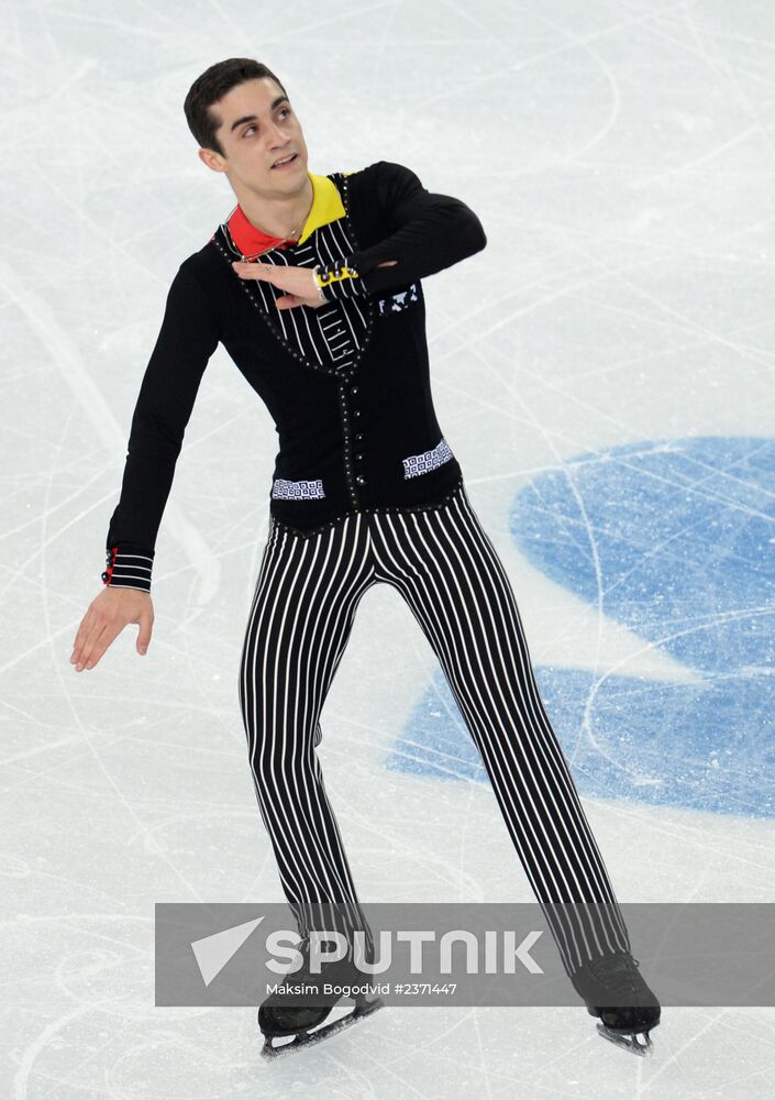 2014 Winter Olympics. Figure skating. Men's singles. Short program