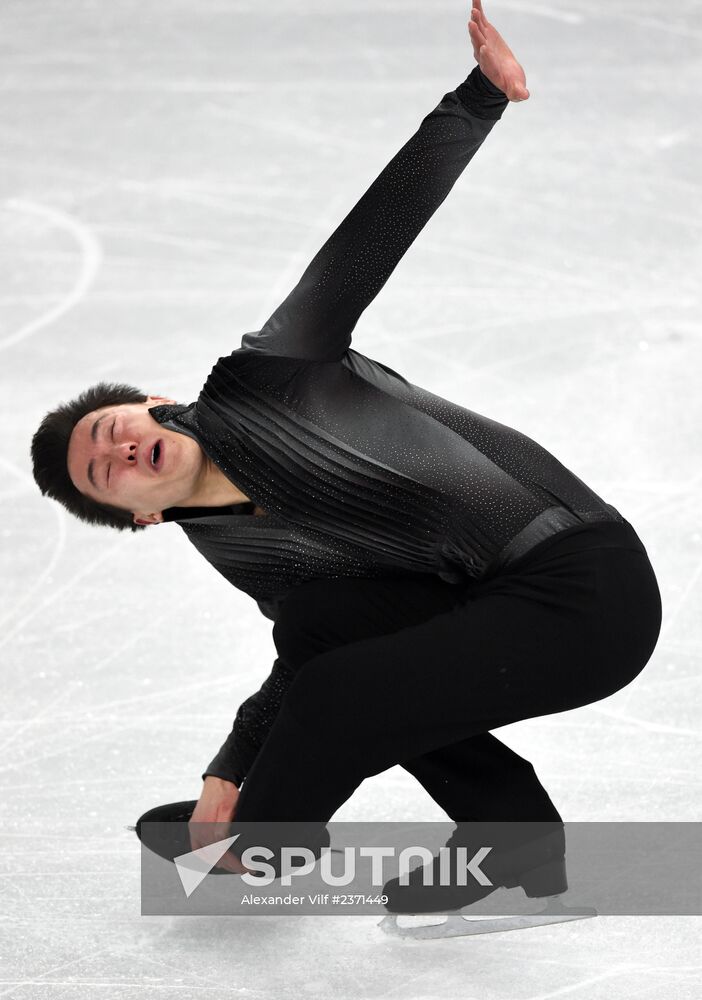 2014 Winter Olympics. Figure skating. Men's singles. Short program