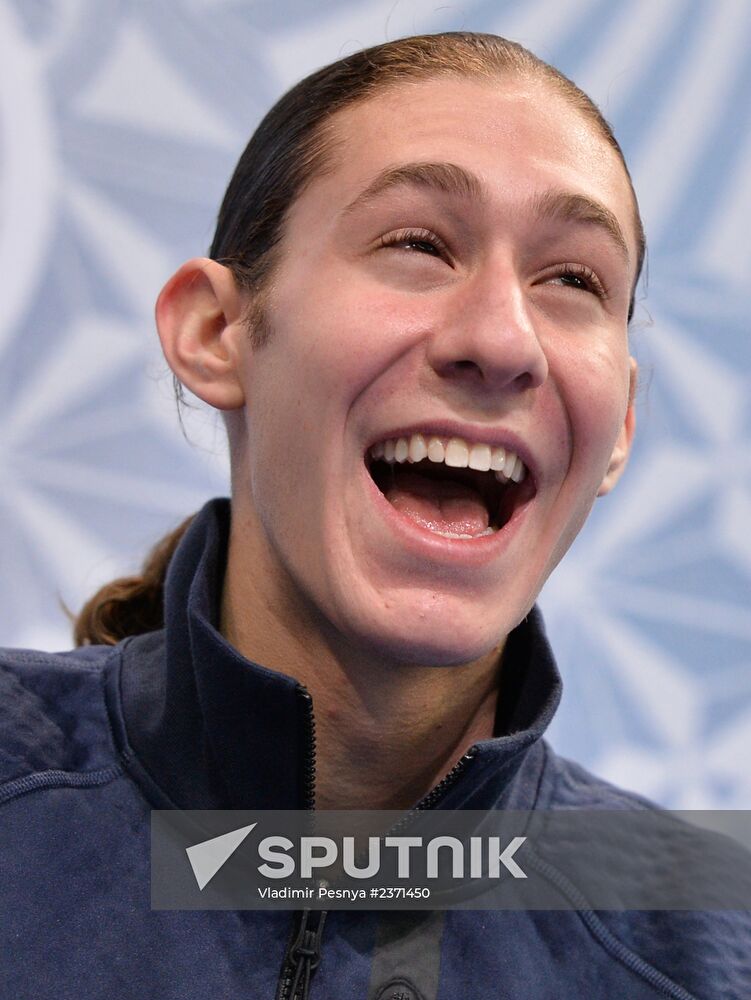 2014 Winter Olympics. Figure skating. Men's singles. Short program