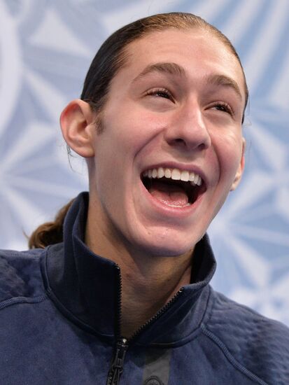 2014 Winter Olympics. Figure skating. Men's singles. Short program