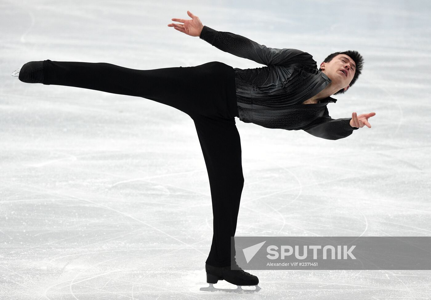 2014 Winter Olympics. Figure skating. Men's singles. Short program