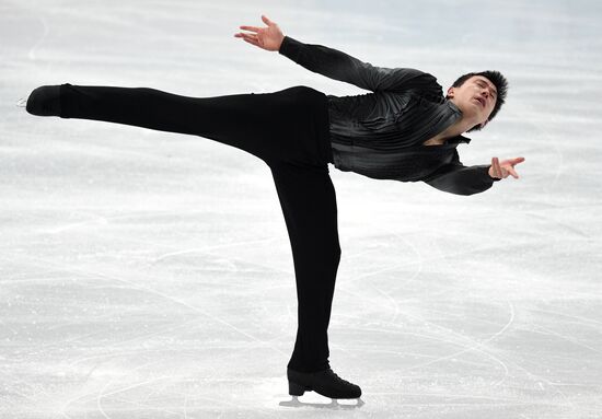 2014 Winter Olympics. Figure skating. Men's singles. Short program