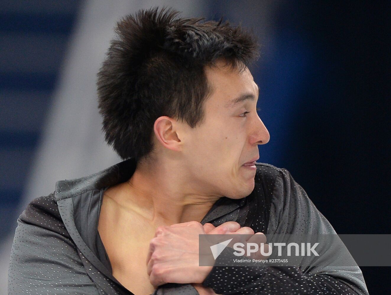 2014 Winter Olympics. Figure skating. Men's singles. Short program