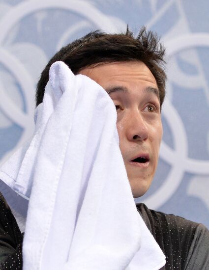 2014 Winter Olympics. Figure skating. Men's singles. Short program