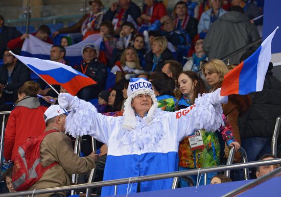 2014 Winter Olympics. Ice hockey. Women. Russia vs. Sweden