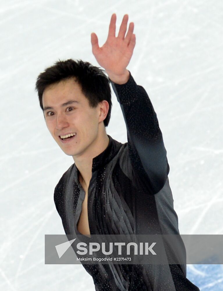 2014 Winter Olympics. Figure skating. Men's singles. Short program