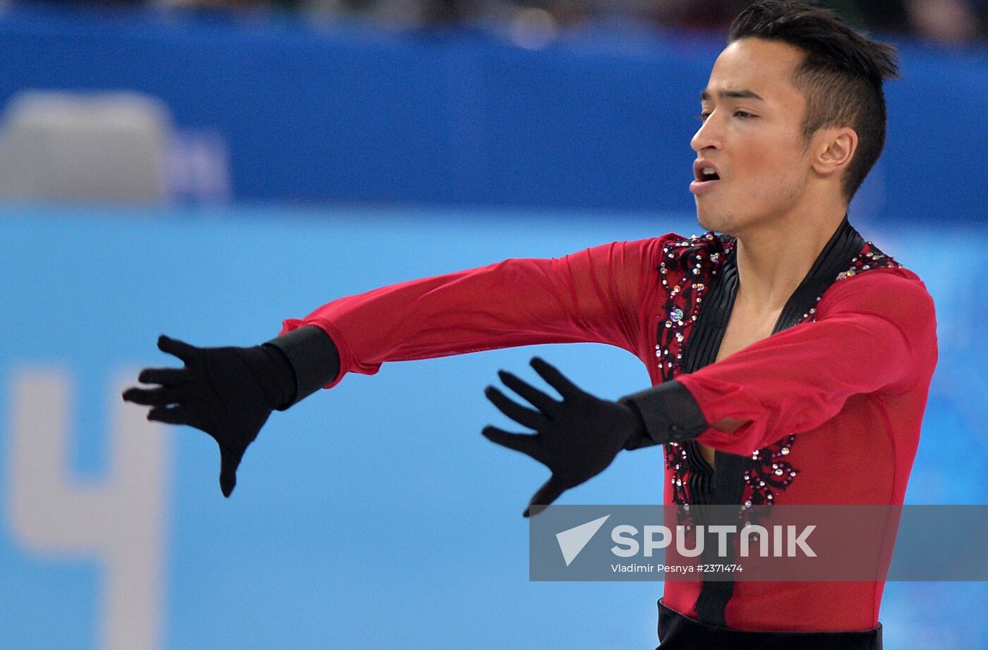 2014 Winter Olympics. Figure skating. Men's singles. Short program