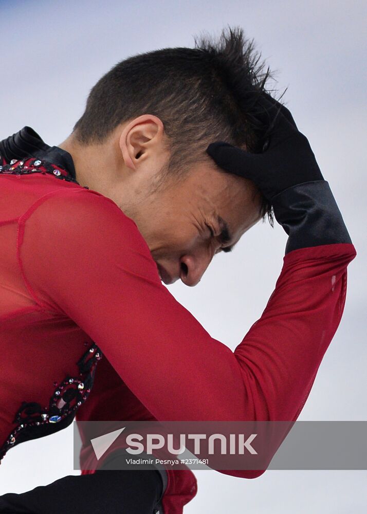 2014 Winter Olympics. Figure skating. Men's singles. Short program