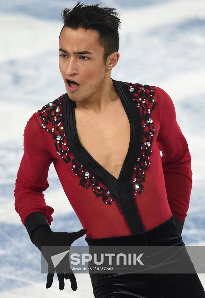 2014 Winter Olympics. Figure skating. Men's singles. Short program