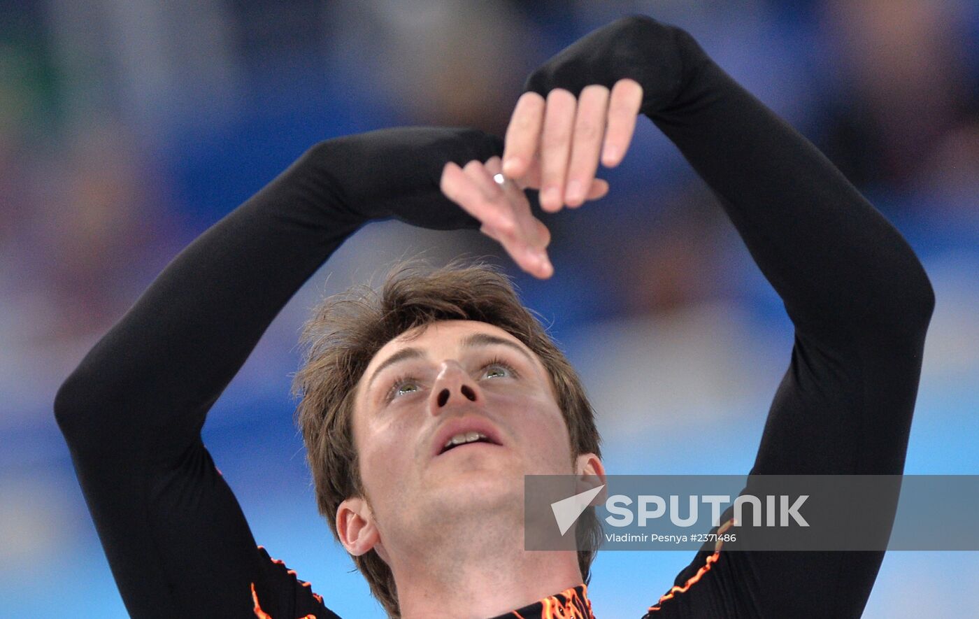 2014 Winter Olympics. Figure skating. Men's singles. Short program