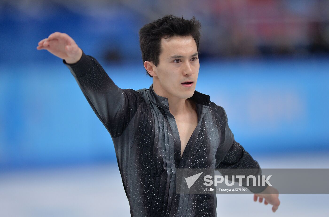 2014 Winter Olympics. Figure skating. Men's singles. Short program