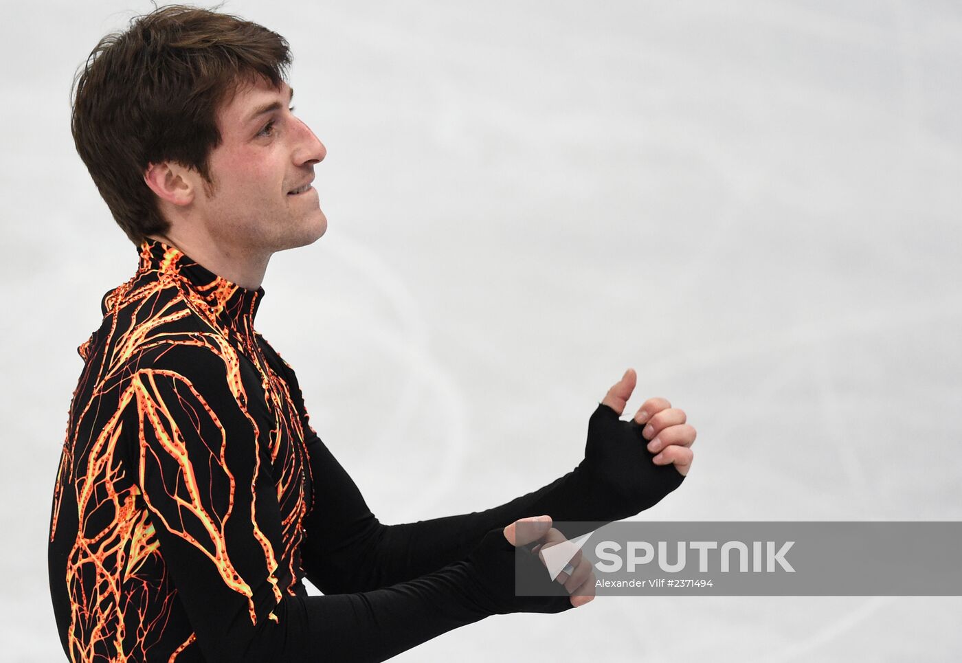 2014 Winter Olympics. Figure skating. Men's singles. Short program