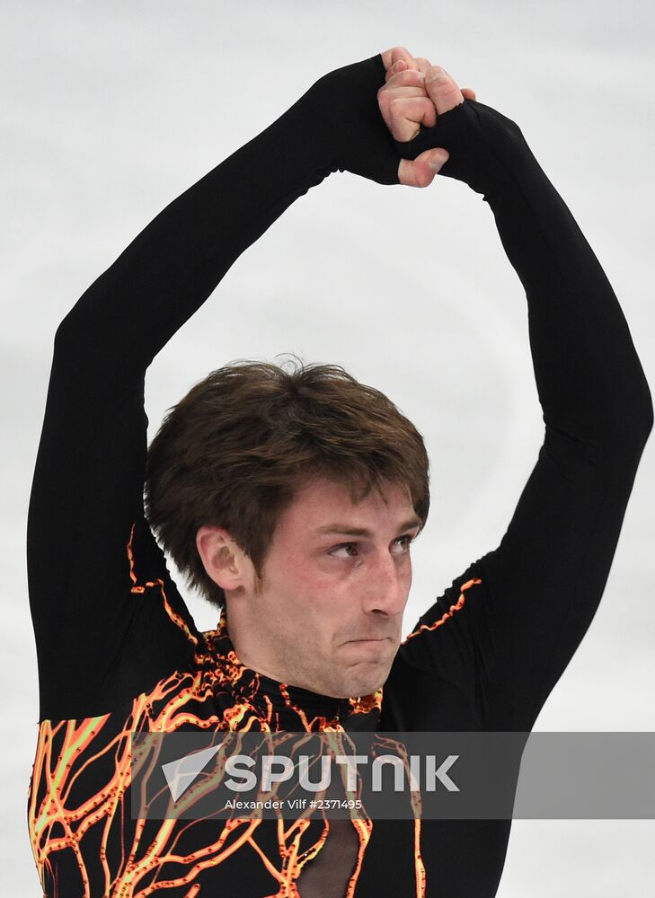 2014 Winter Olympics. Figure skating. Men. Short program