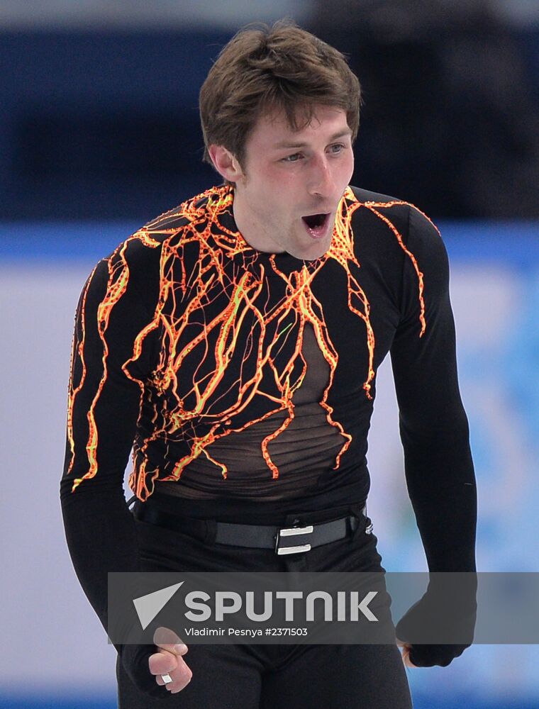 2014 Winter Olympics. Figure skating. Men. Short program