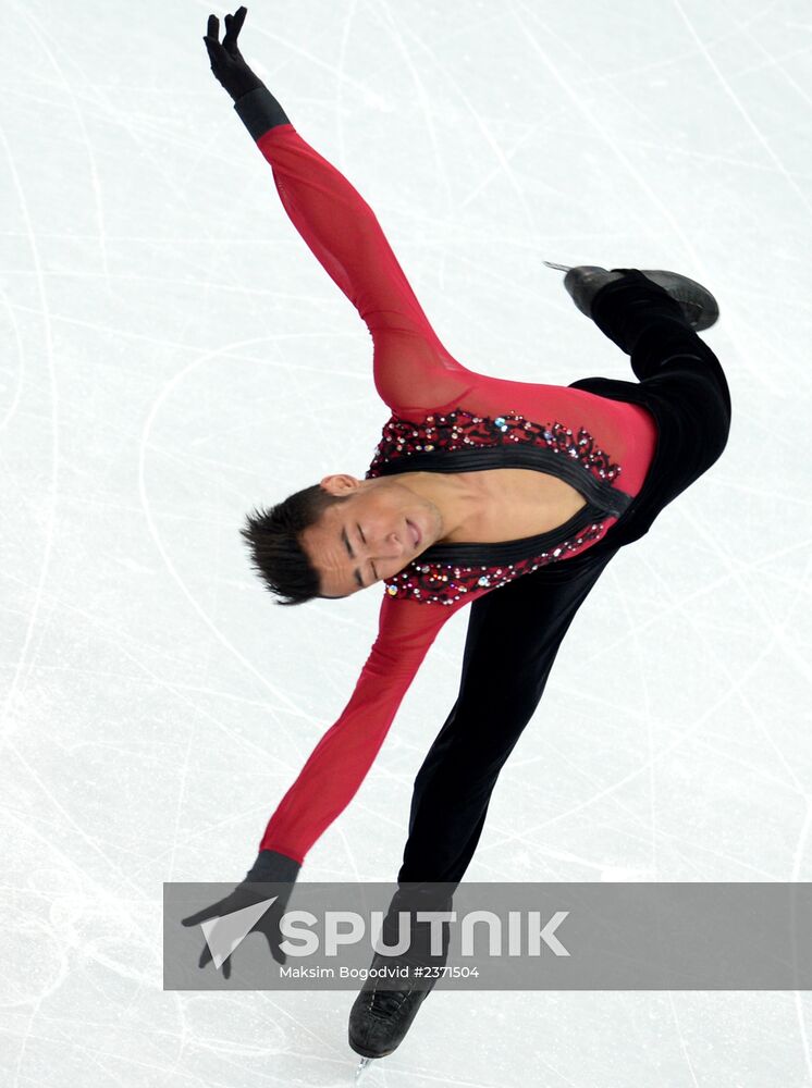 2014 Winter Olympics. Figure skating. Men. Short program