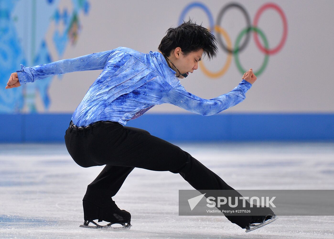 2014 Winter Olympics. Figure skating. Men. Short program