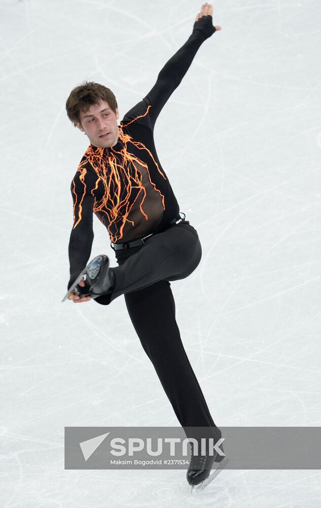 2014 Winter Olympics. Figure skating. Men. Short program