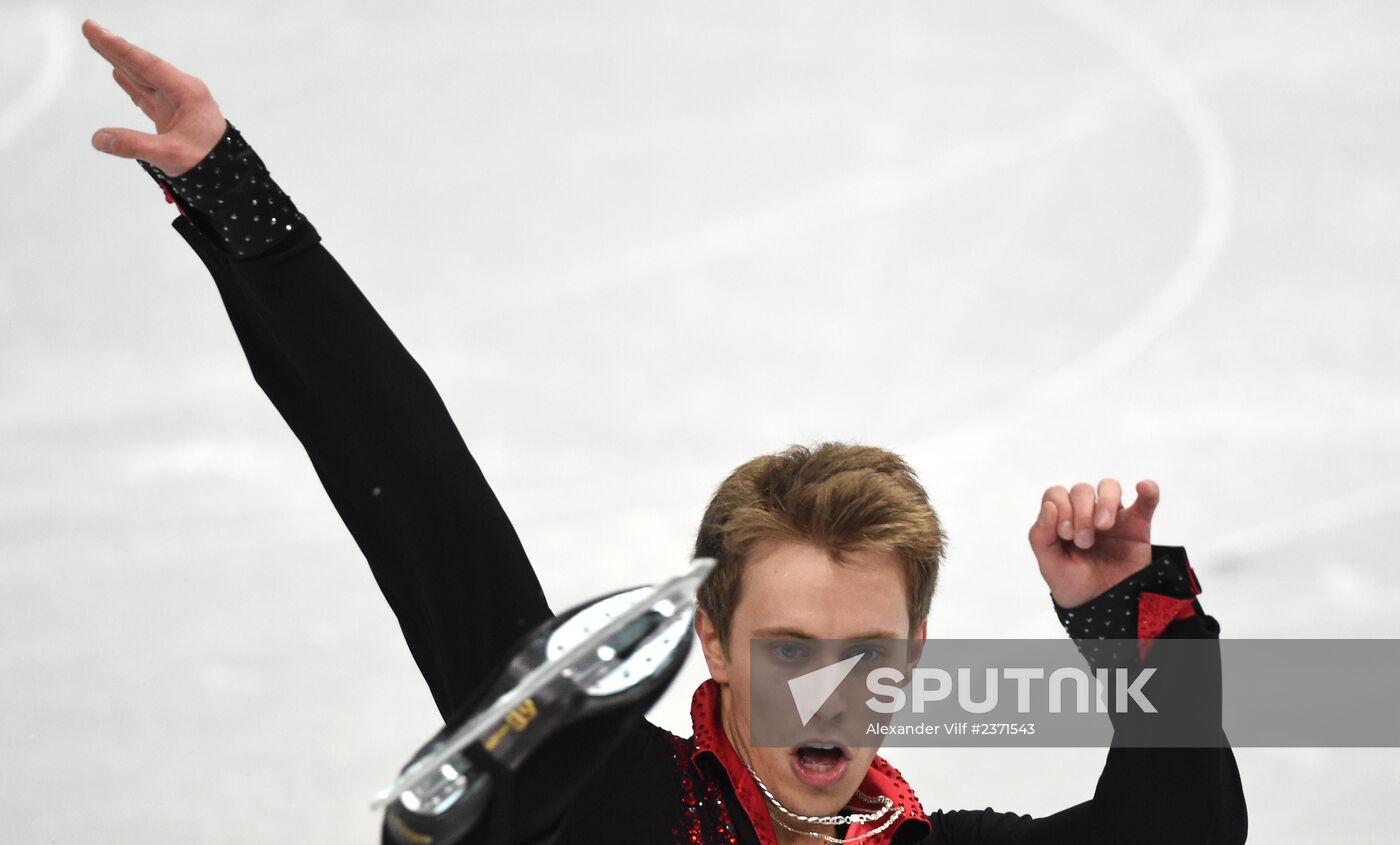 2014 Winter Olympics. Figure skating. Men. Short program