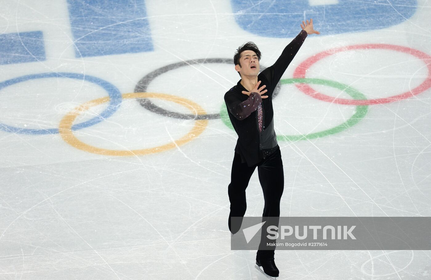 2014 Winter Olympics. Figure skating. Men. Short program
