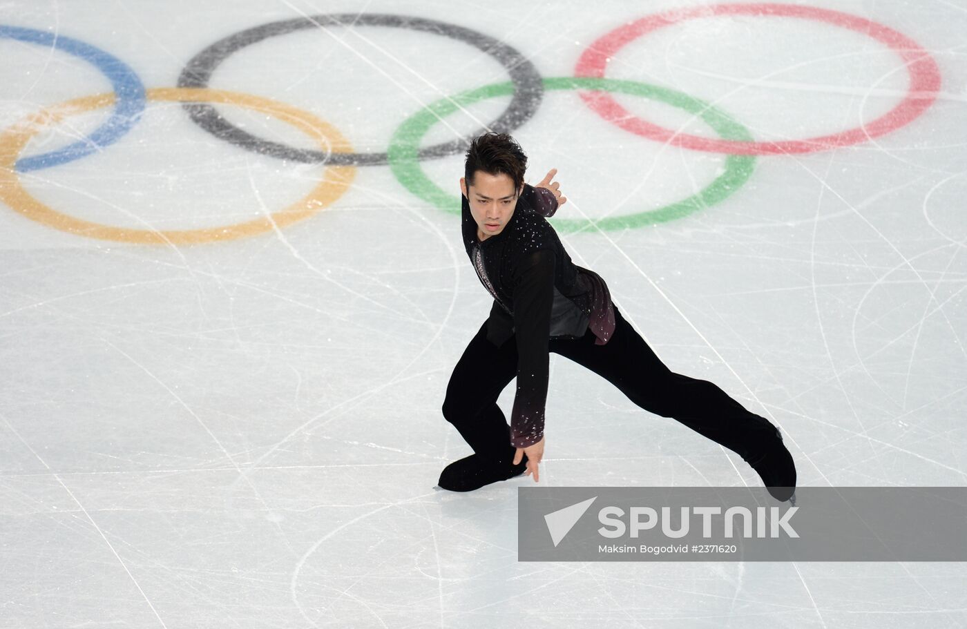2014 Winter Olympics. Figure skating. Men. Short program