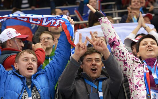 2014 Winter Olympics. Ice hockey. Women. Sweden vs. Russia