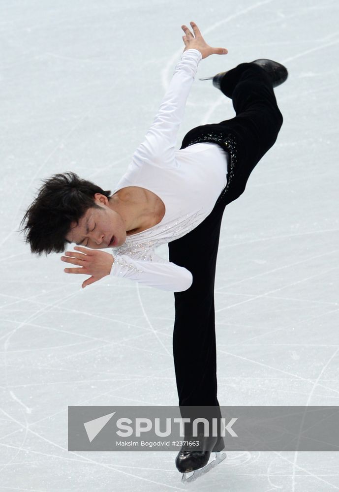 2014 Winter Olympics. Figure skating. Men. Short program