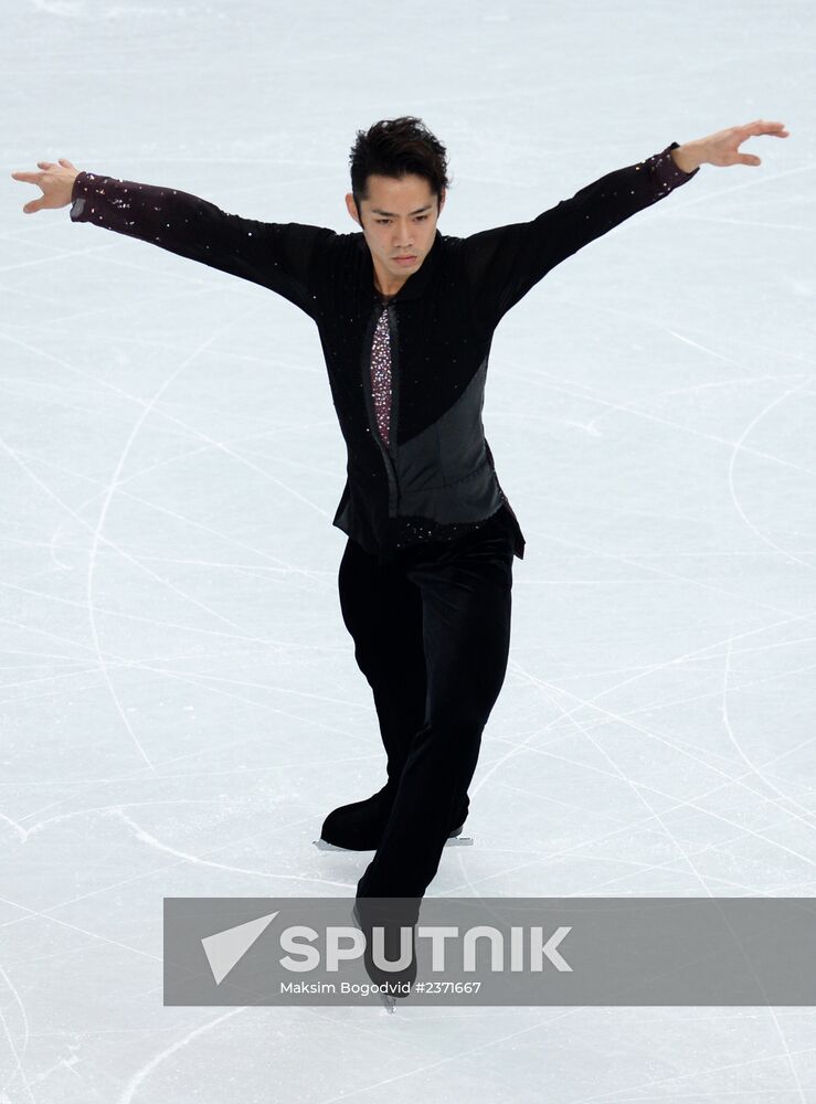 2014 Winter Olympics. Figure skating. Men. Short program
