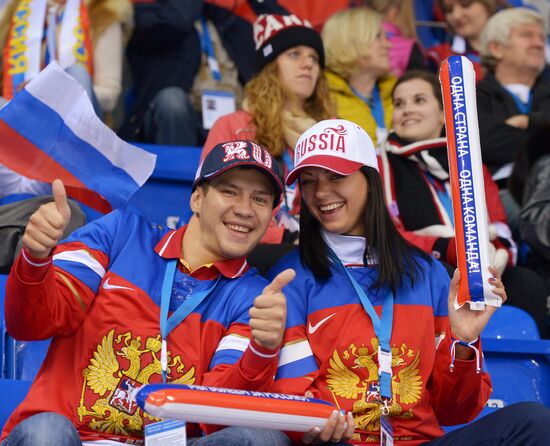 2014 Winter Olympics. Ice hockey. Women. Sweden vs. Russia