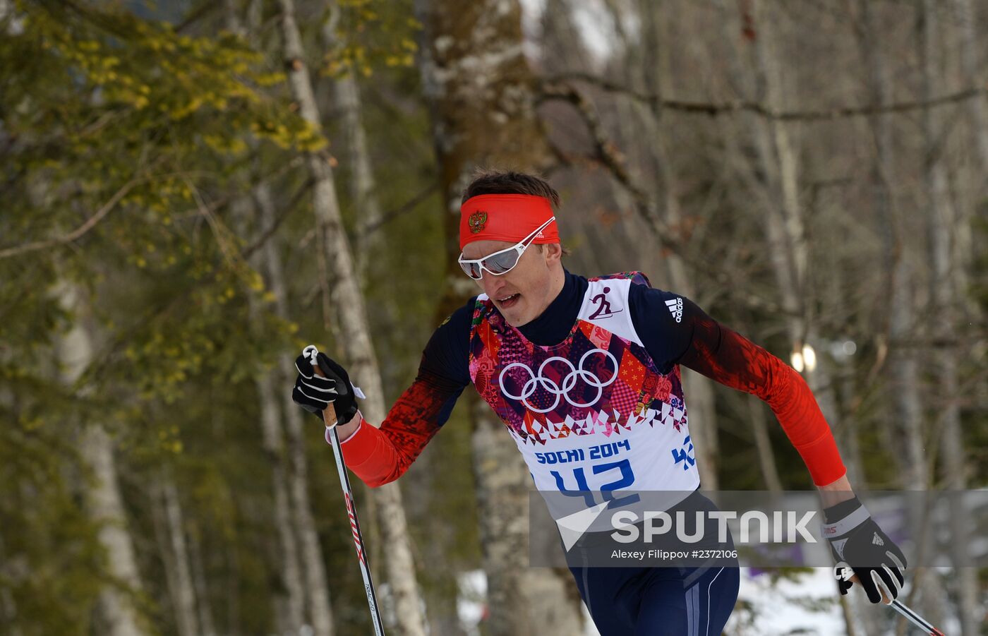 2014 Olympics. Cross-country skiing. Men. Individual race
