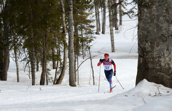 2014 Olympics. Cross-country skiing. Men. Individual race