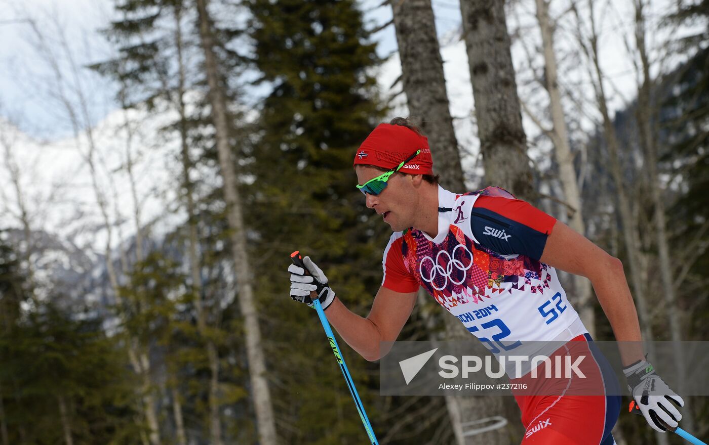 2014 Winter Olympics. Cross-country skiing. Men. Individual race