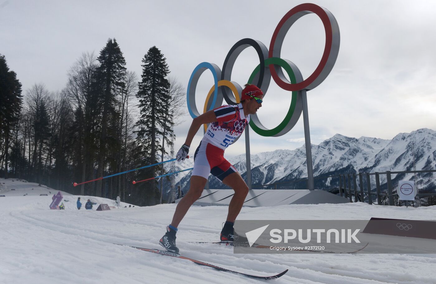 2014 Winter Olympics. Cross-country skiing. Men. Individual race