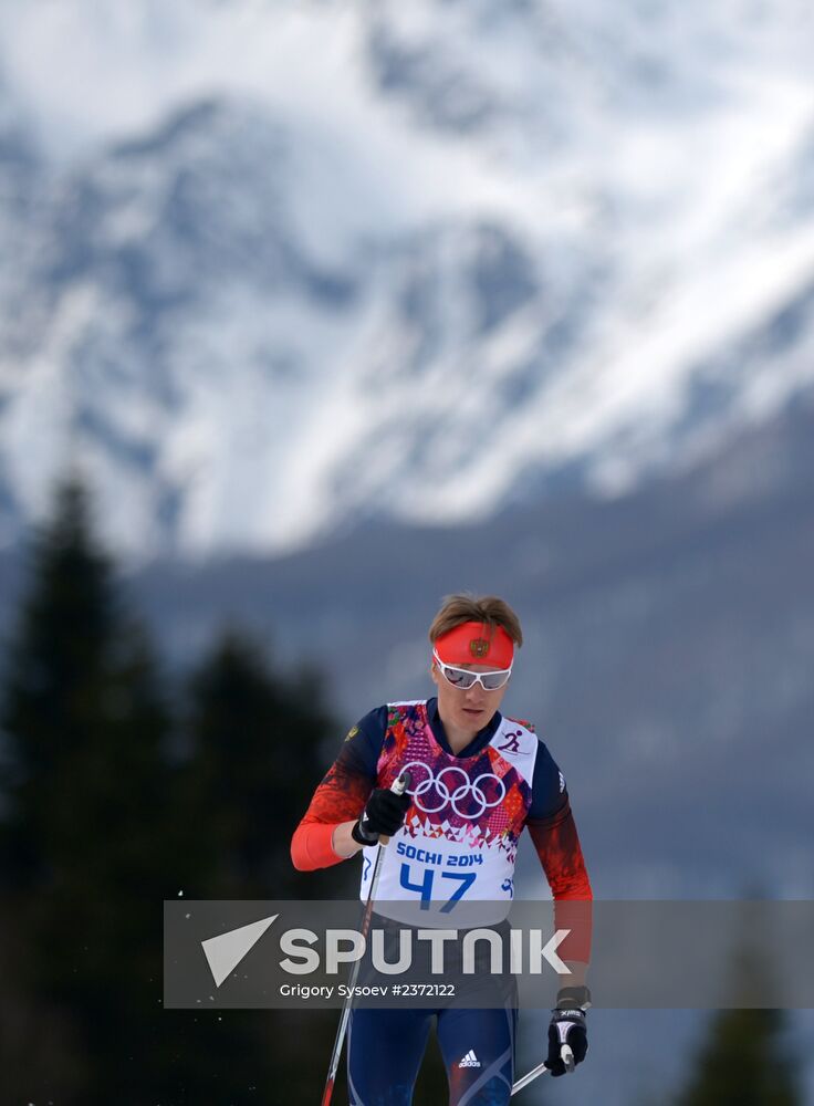 2014 Winter Olympics. Cross-country skiing. Men. Individual race
