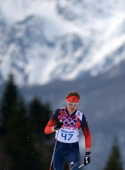 2014 Winter Olympics. Cross-country skiing. Men. Individual race