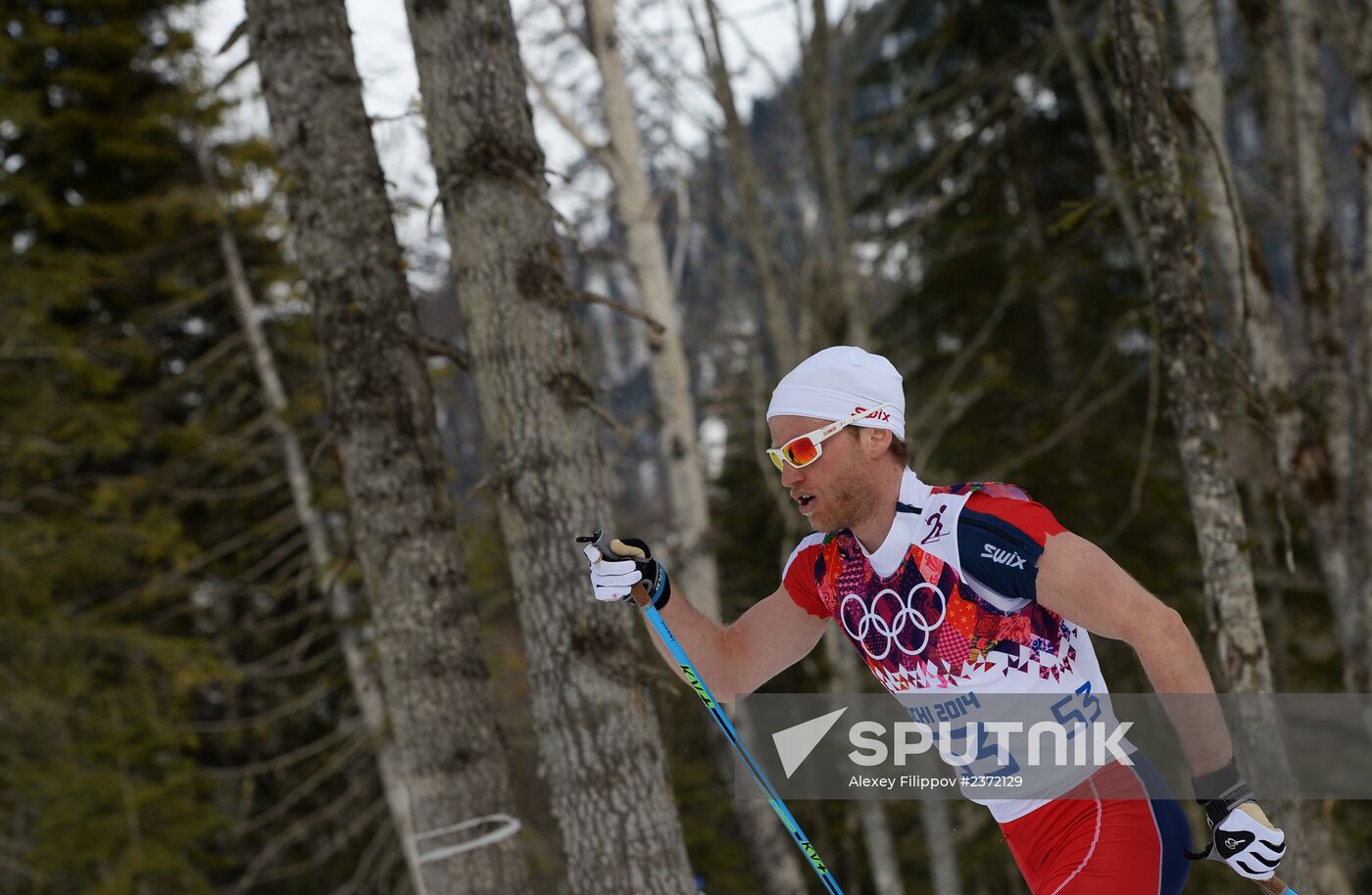 2014 Winter Olympics. Cross-country skiing. Men. Individual race