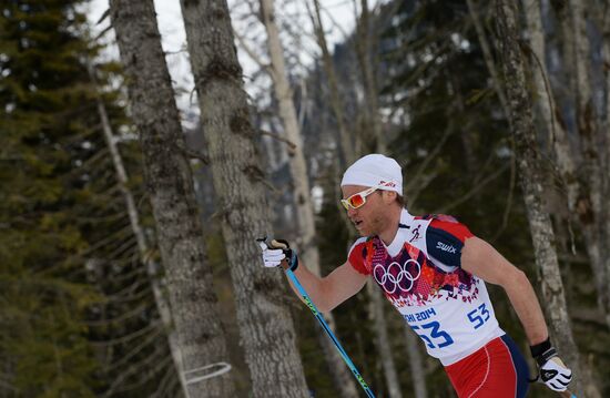 2014 Winter Olympics. Cross-country skiing. Men. Individual race