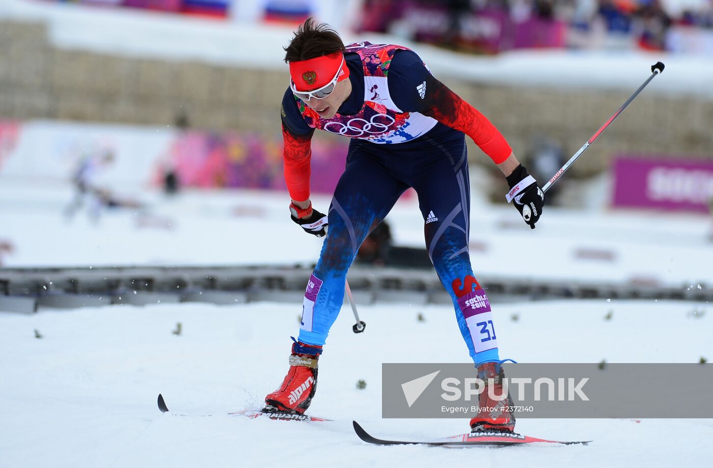 2014 Olympics. Cross-country skiing. Men. Individual race