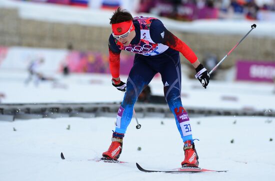 2014 Olympics. Cross-country skiing. Men. Individual race