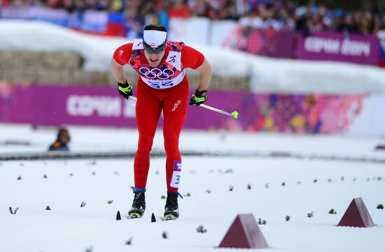 2014 Olympics. Cross-country skiing. Men. Individual race