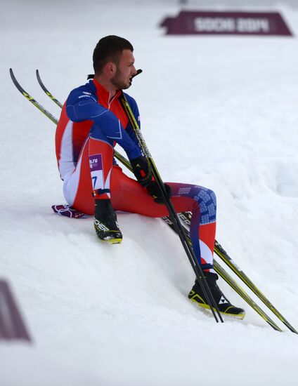 2014 Olympics. Cross-country skiing. Men. Individual race