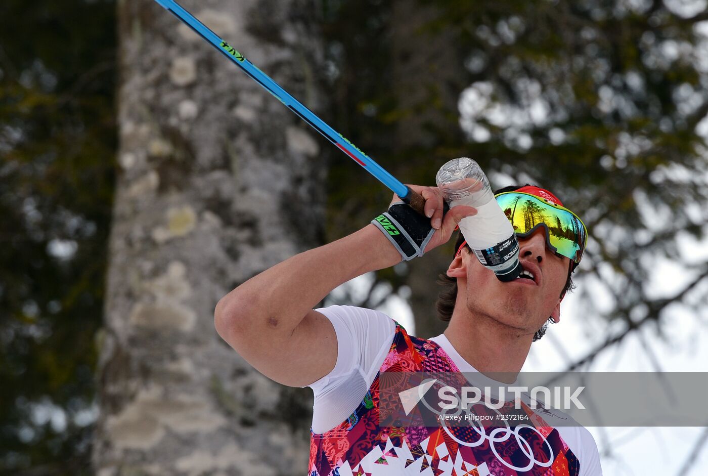 2014 Olympics. Cross-country skiing. Men. Individual race