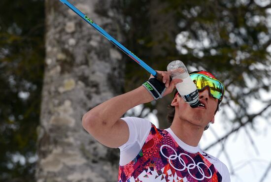 2014 Olympics. Cross-country skiing. Men. Individual race