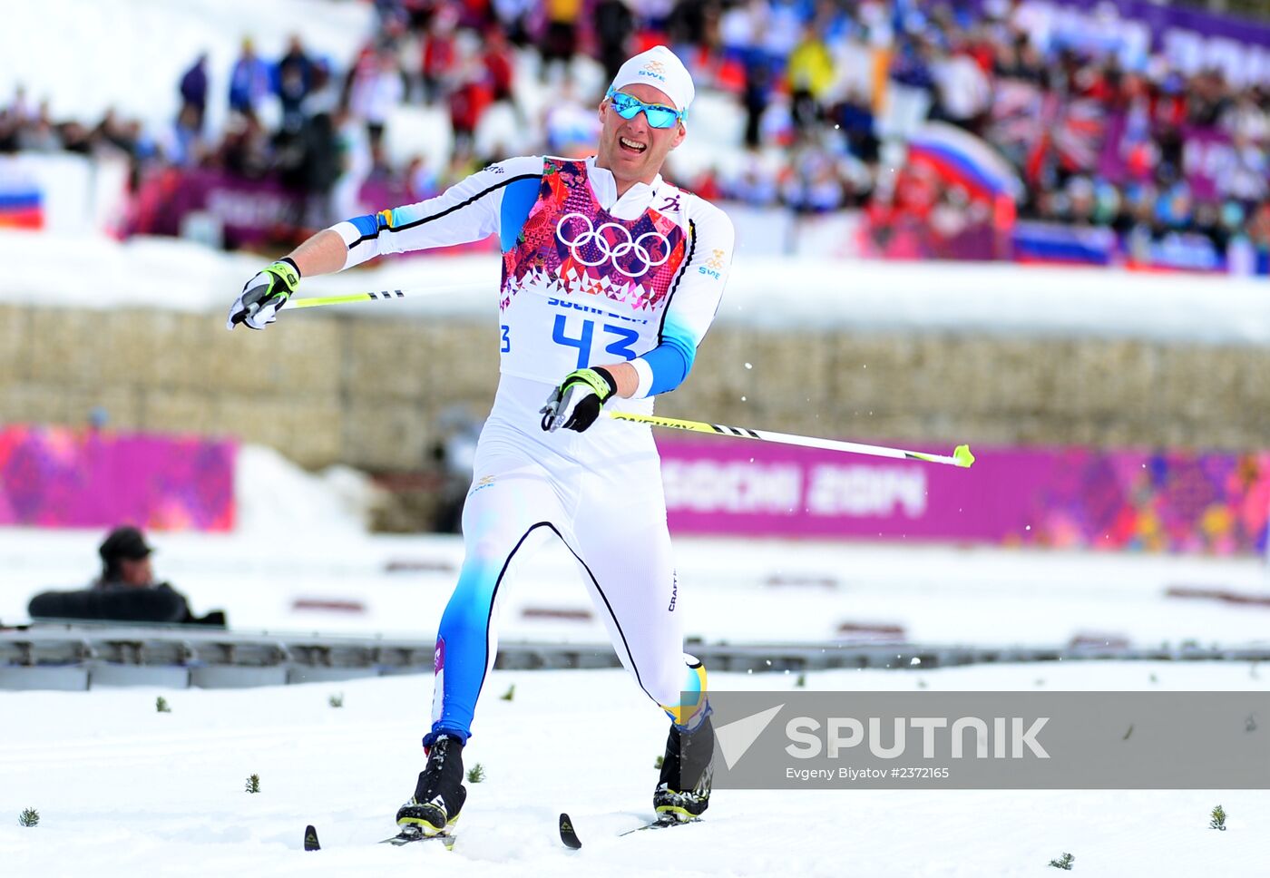 2014 Olympics. Cross-country skiing. Men. Individual race