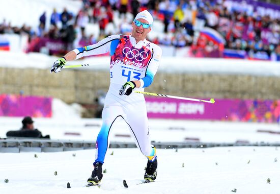 2014 Olympics. Cross-country skiing. Men. Individual race