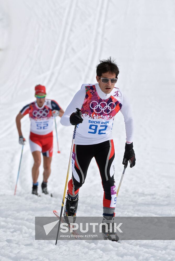 2014 Olympics. Cross-country skiing. Men. Individual race