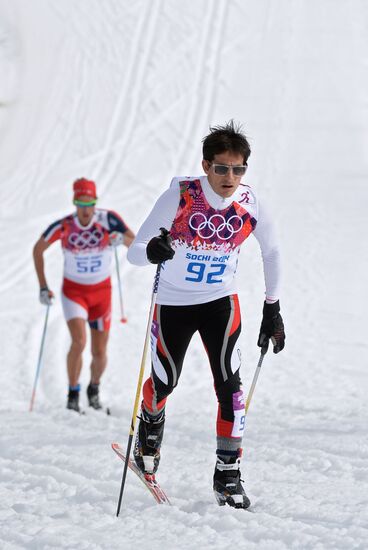 2014 Olympics. Cross-country skiing. Men. Individual race