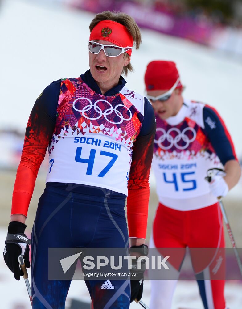 2014 Olympics. Cross-country skiing. Men. Individual race