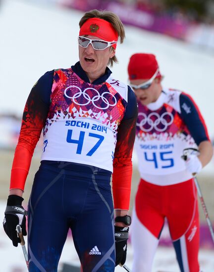 2014 Olympics. Cross-country skiing. Men. Individual race